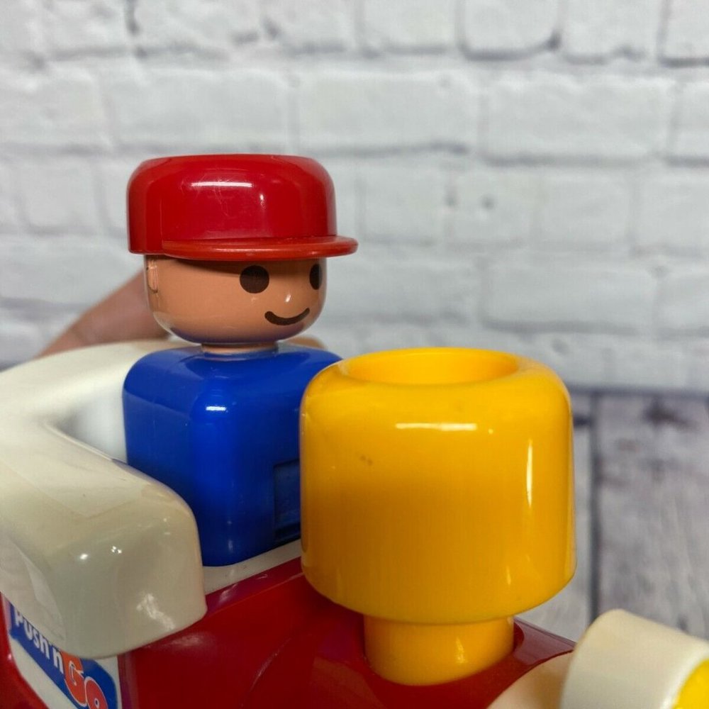 Vintage Train Car Engine 1991 TOMY Push n' Go Toy 90s Toy RARE - Picture 7 of 10